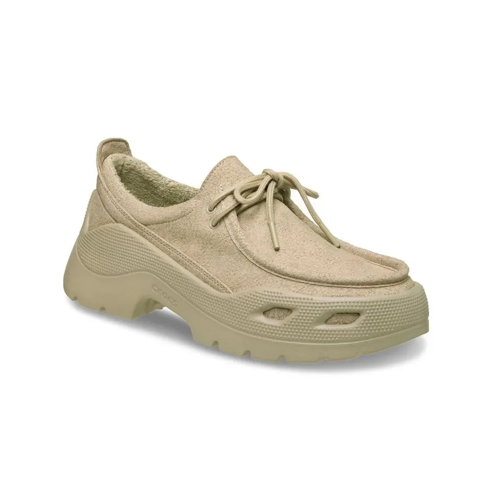Crocs EXP Gallery Boat Shoes (Bark) Men's Size 11 - (210640-0IP)